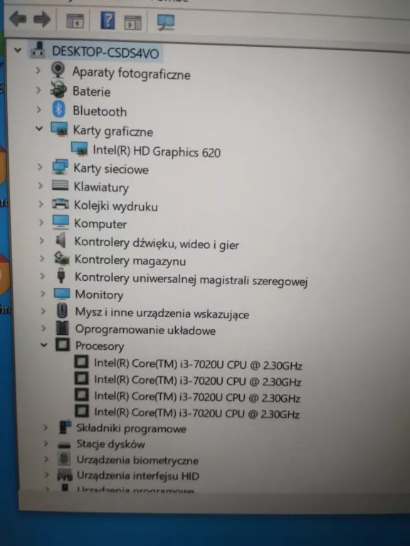 LAPTOP DELL VOSTRO 3481 250/8 GB / I3-7020U