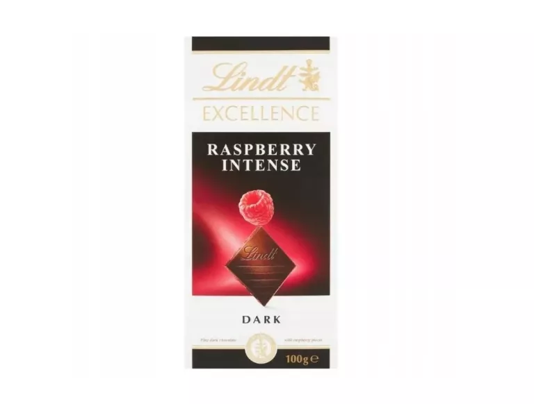 LINDT EXCELLENCE RASPBERRY INTENSE CZEKOLADA GORZKA MALINA 100G