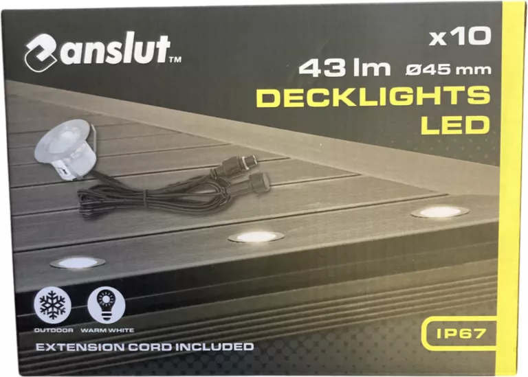 LAMPY PUNKTOWE WPUSZCZANE LED ANSLUT 43LM 10