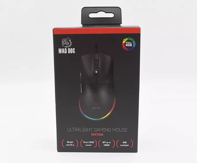 MYSZ GAMINGOWA MAD DOG GM715K CZARNA