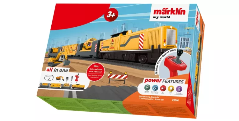 MÄRKLIN MY WORLD ZESTAW STARTOWY NA PLAC BUDOWY – POCIĄG ELEKTRYCZNY 48 CM