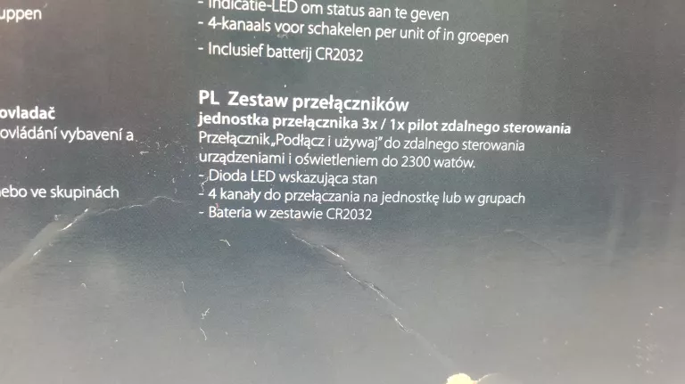 SMARTWARES ZESTAW PRZEŁĄCZNIKÓW SMART