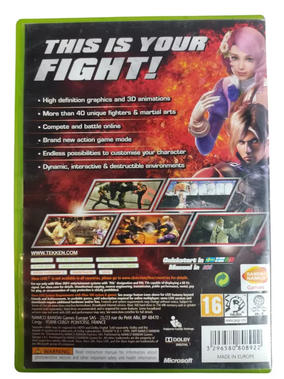 GRA XBOX 360 TEKKEN 6