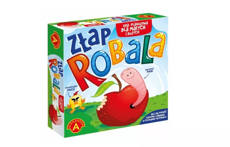 GRA PLANSZOWA DLA MAŁYCH I DUŻYCH ZŁAP ROBALA