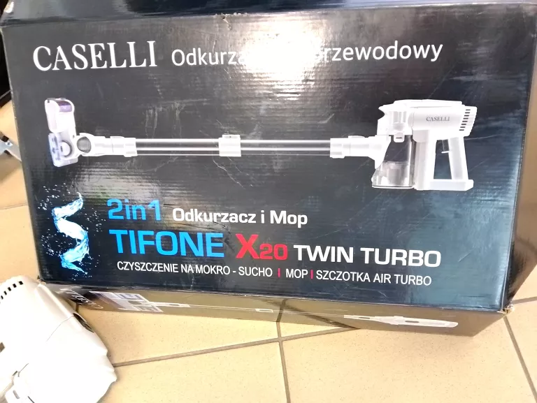 CASELLI ODKURZACZ I MOP TIFONE X20 TWIN TURBO