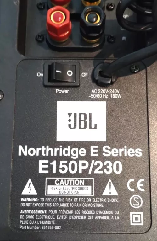 SUBWOOFER JBL NORTHRIDGE SERIES E150P/230