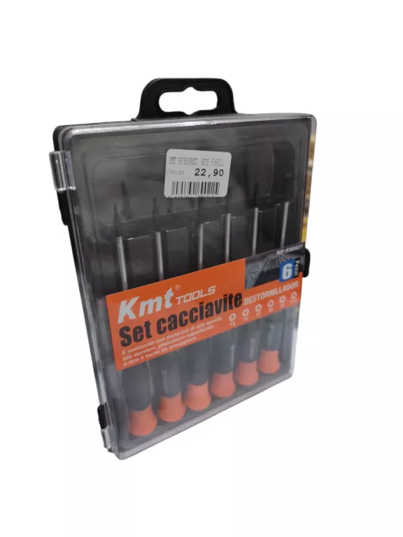 KMT TOOLS ŚRÓBOKRĘTY 6SZT