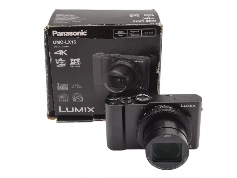APARAT KOMPAKTOWE PANASONIC LUMIX DMC-LX15 20.1MPX