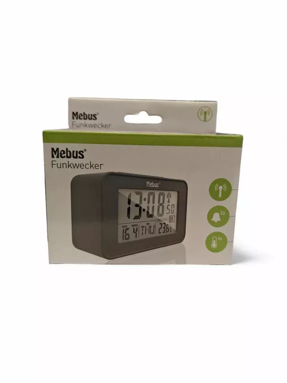 ZEGAR/BUDZIK ELEKTRONICZNY MEBUS