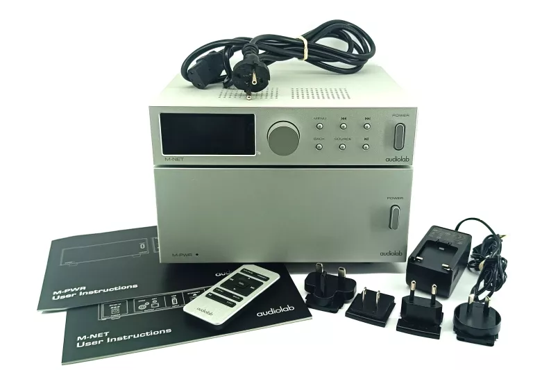 WZMACNIACZ AUDIOLAB M-PWR + ODTWARZACZ AUDIOLAB M-NET