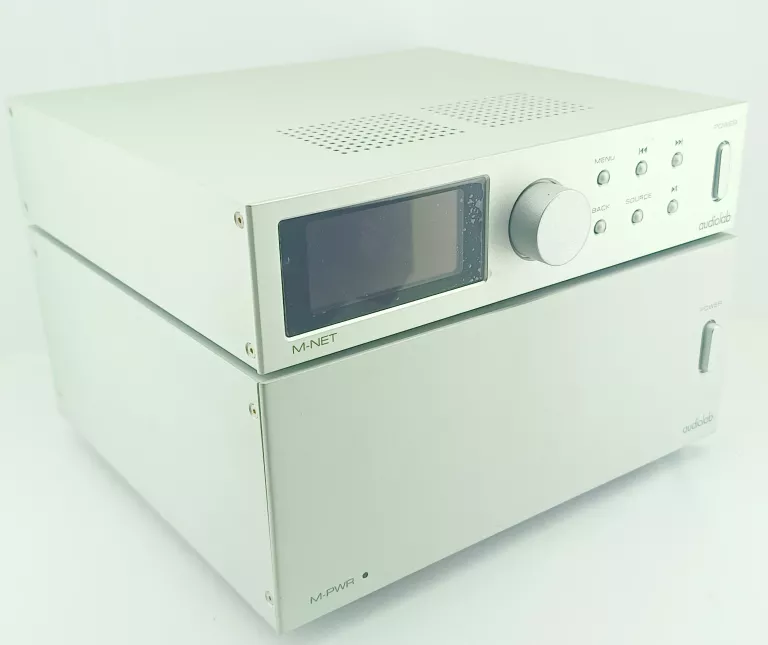 WZMACNIACZ AUDIOLAB M-PWR + ODTWARZACZ AUDIOLAB M-NET