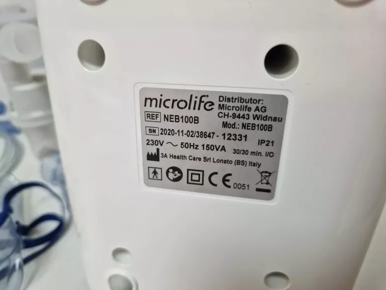 INHALATOR TŁOKOWY MICROLIFE NEB 100B