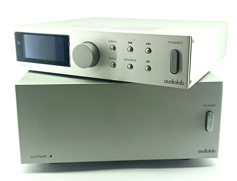 WZMACNIACZ AUDIOLAB M-PWR + ODTWARZACZ AUDIOLAB M-NET