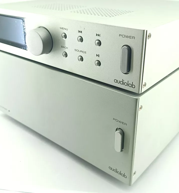 WZMACNIACZ AUDIOLAB M-PWR + ODTWARZACZ AUDIOLAB M-NET