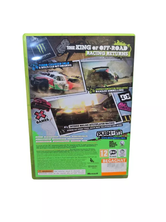 GRA XBOX360 COLIN MCRAE DIRT 2