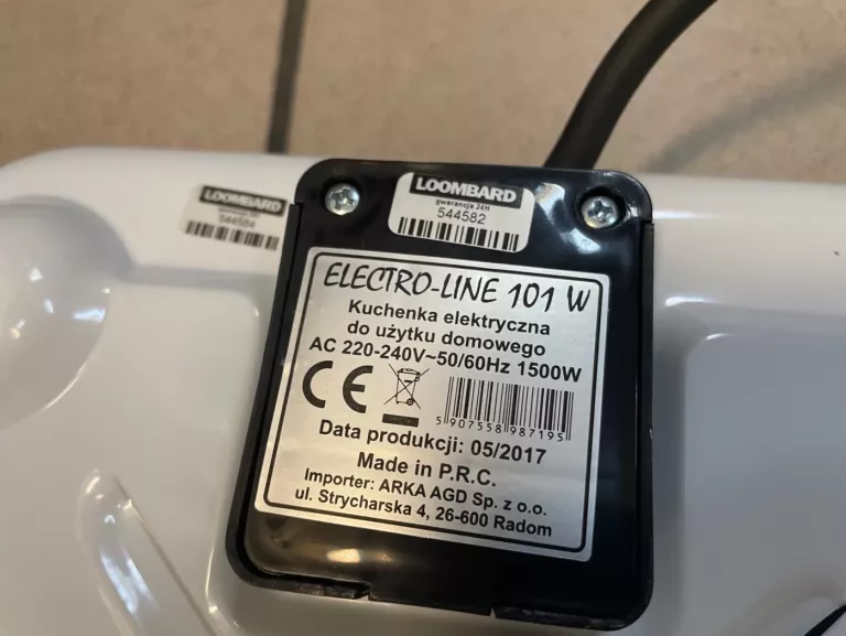 KUCHENKA ELEKTRYCZNA ELECTRO LINE 101