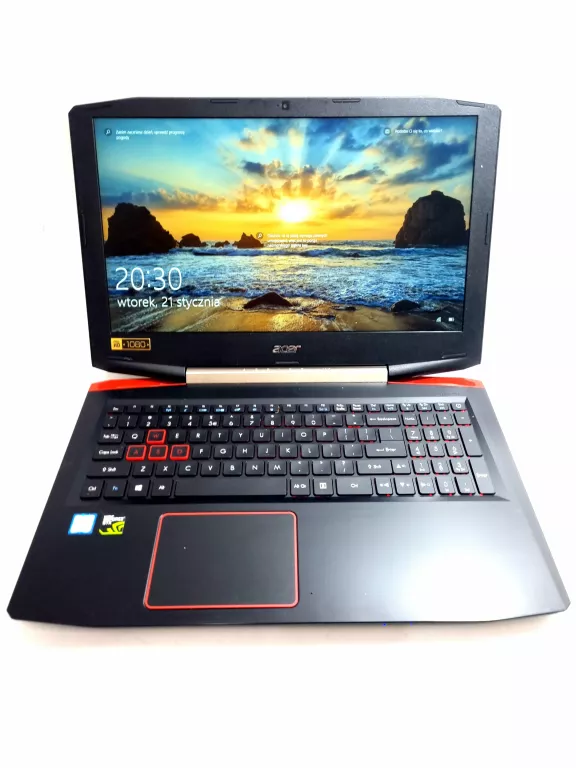 LAPTOP ACER NITRO 5 I5-7300HQ 8GB 1TB HDD GTX 1050 ZASILACZ