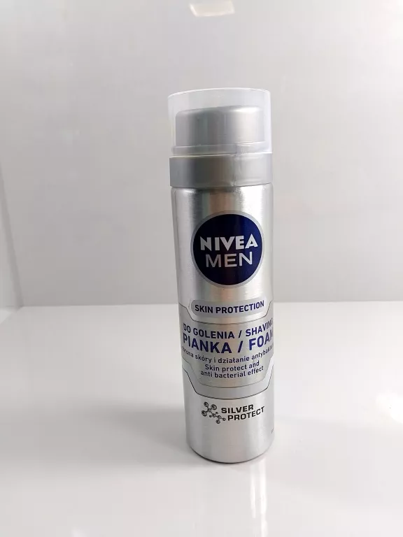 NIVEA MEN PIANKA DO GOLENIA SILVER PROTECT 200 ML