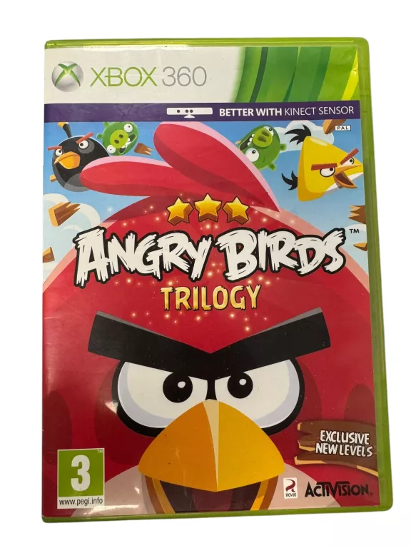 XBOX 360 ANGRY BIRDS TRILOGY KINECT ŁADNY STAN