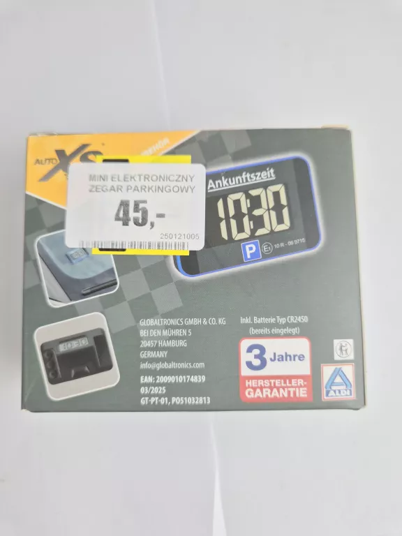 MINI ELEKTRONICZNY ZEGAR PARKINGOWY GT-PT-01