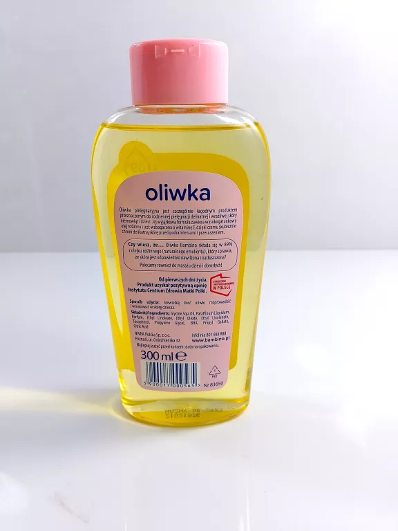 OLIWKA DLA DZIECI I NIEMOWLĄT BAMBINO 300ML