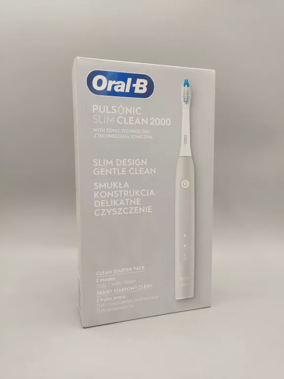 SZCZOTECZKA SONICZNA ORAL-B PULSONIC SLIM CLEAN 2000  KOMPLET