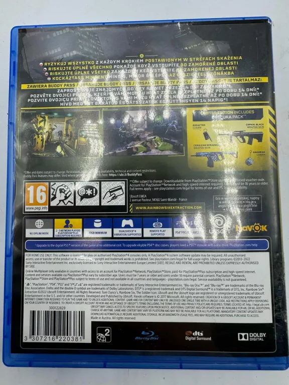 TOM CLANCYS RAINBOW SIX SIEGE PS4