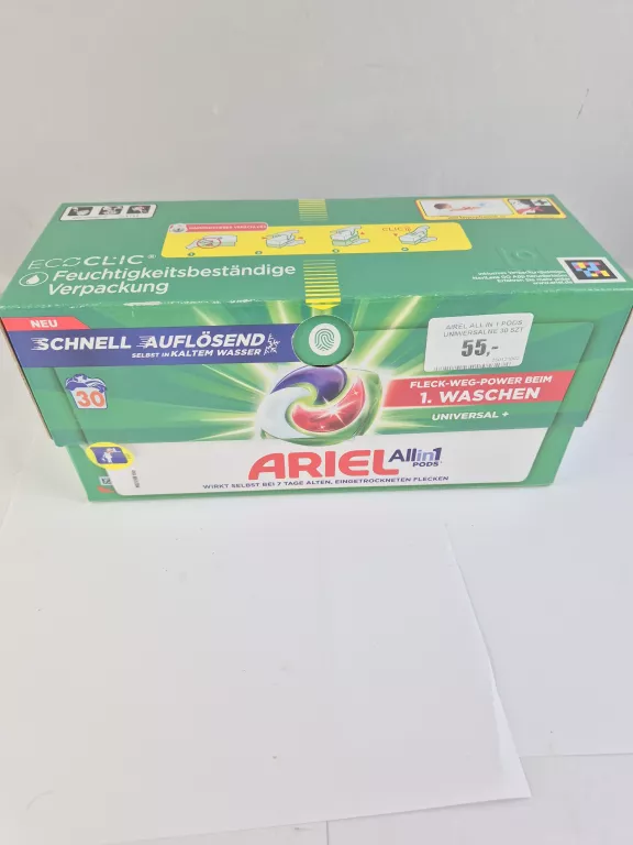 ARIEL ALL IN 1 PODS UNIWERSALNE 30 SZT