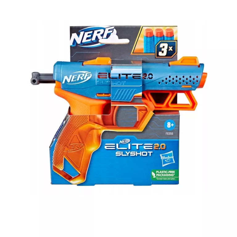 HASBRO NERF ELITE 2.0 SLYSHOT PISTOLET NA STRZAŁKI BLASTER + 3 STRZAŁKI 50