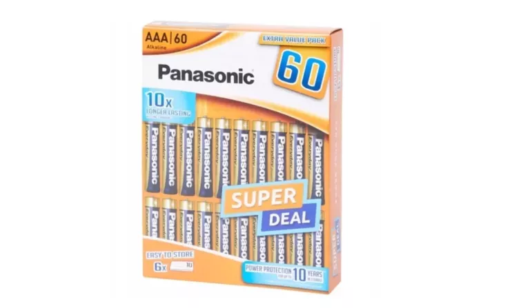 BATERIA ALKALICZNA PANASONIC AAA 60 SZT