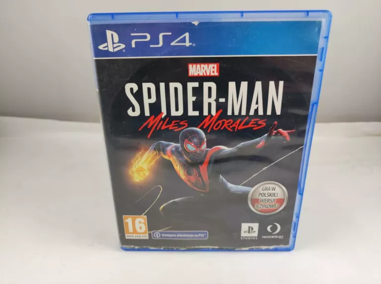 GRA SPIDER MAN MILES MORALES PS4 PL