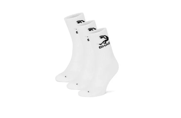 SKARPETY SKARPETKI ZA KOSTKĘ BIAŁE SHAQ TR 3PACK SHAQUILLE O'NEAL 39-42