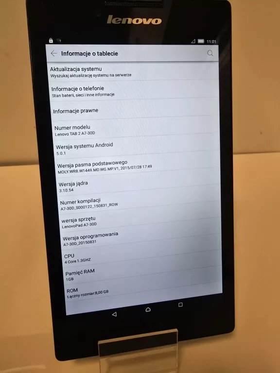 TABLET LENOVO TAB 2 A7-30D AND 5,0,1/1/8 GB+ ŁAD