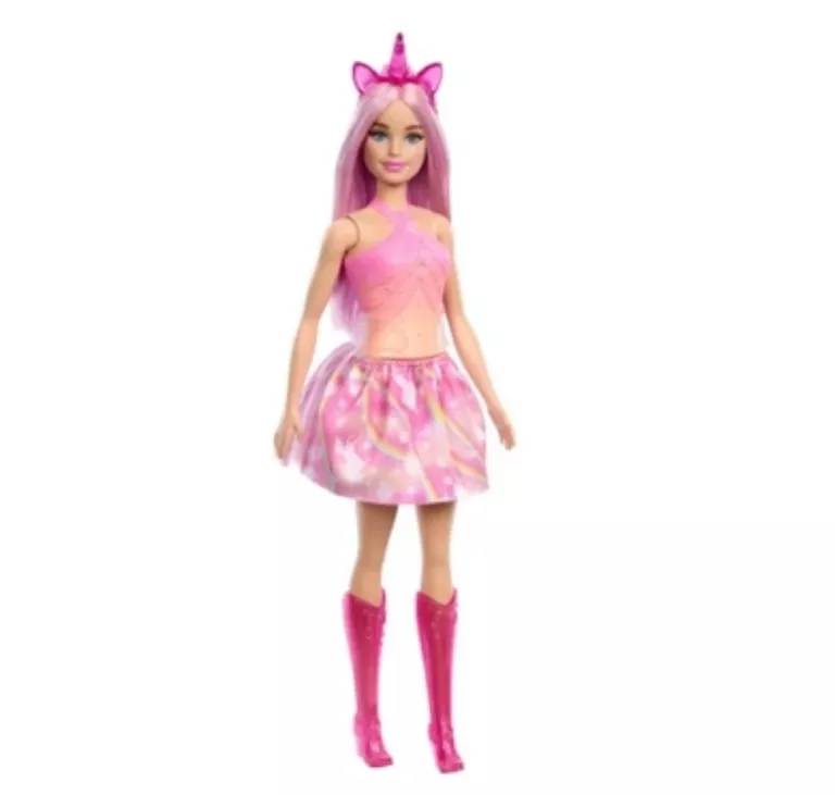 LALKA BARBIE JEDNOROŻEC HRR12
