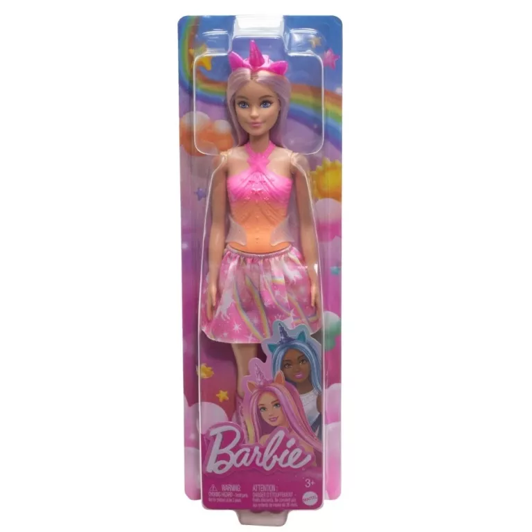 LALKA BARBIE JEDNOROŻEC HRR12