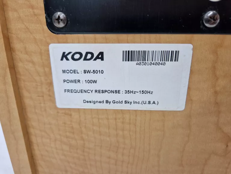 SUBWOOFER AKTYWNY KODA SW-5010
