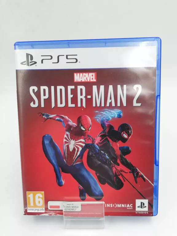 GRA SPIDER MAN 2 POLSKA WERSJA JĘZYKOWA PL PS5