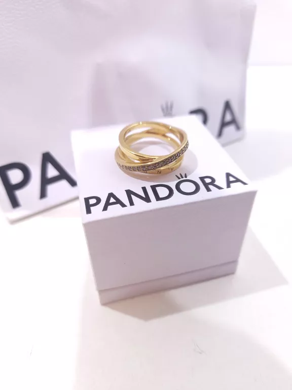 PIERŚCIONEK PANDORA UŻYWANY INNY WYRÓB JUBILER