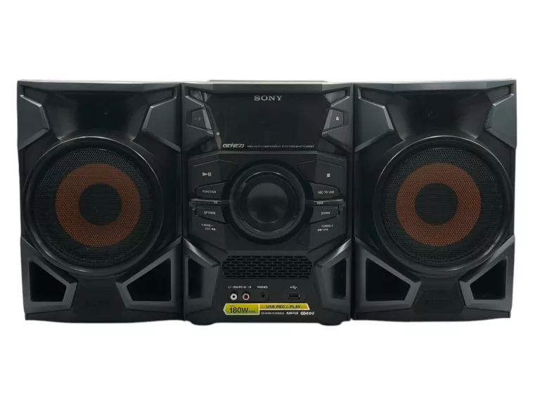 WIEŻA SONY GENEZI MHC-EX600 + 2 GŁOŚNIKI SONY SS-EX600