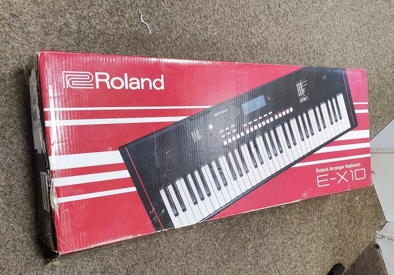 ROLAND E-X10 KEYBOARD DLA POCZĄTKUJĄCYCH DYNAMICZNA KLAWIATURA 61 KLAWISZY