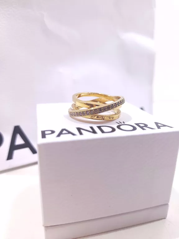 PIERŚCIONEK PANDORA UŻYWANY INNY WYRÓB JUBILER