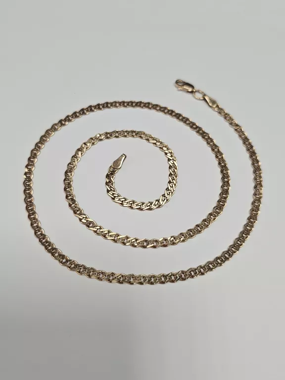 ZŁOTY ŁAŃCUSZEK 8,47G 585 50 CM