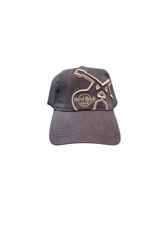 PEŁNA ORYGINALNA CZAPKA Z DASZKIEM HARD ROCK WROCŁAW GRANATOWA ROZM. L/XL