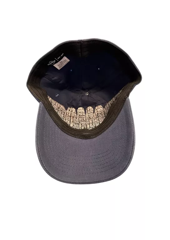 PEŁNA ORYGINALNA CZAPKA Z DASZKIEM HARD ROCK WROCŁAW GRANATOWA ROZM. L/XL