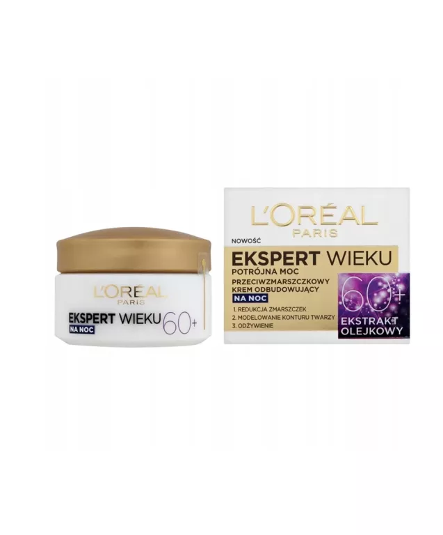 LOREAL EKSPERT WIEKU PRZECIWZMARSZCZKOWY KREM NA NOC