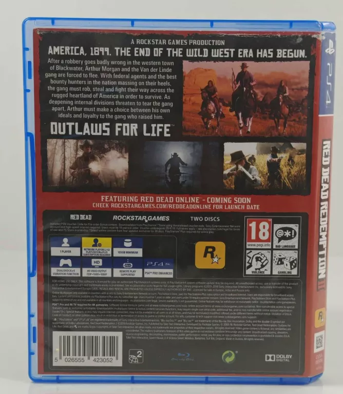 RED DEAD REDEMPTION II PS4