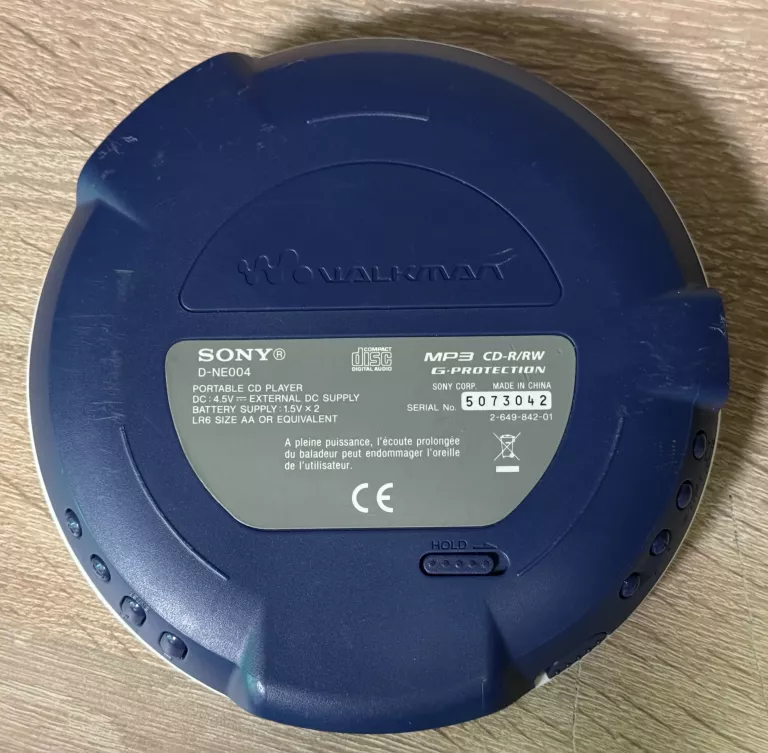 ODTWARZACZ CD DISCMAN SONY WALKMAN D-NE004