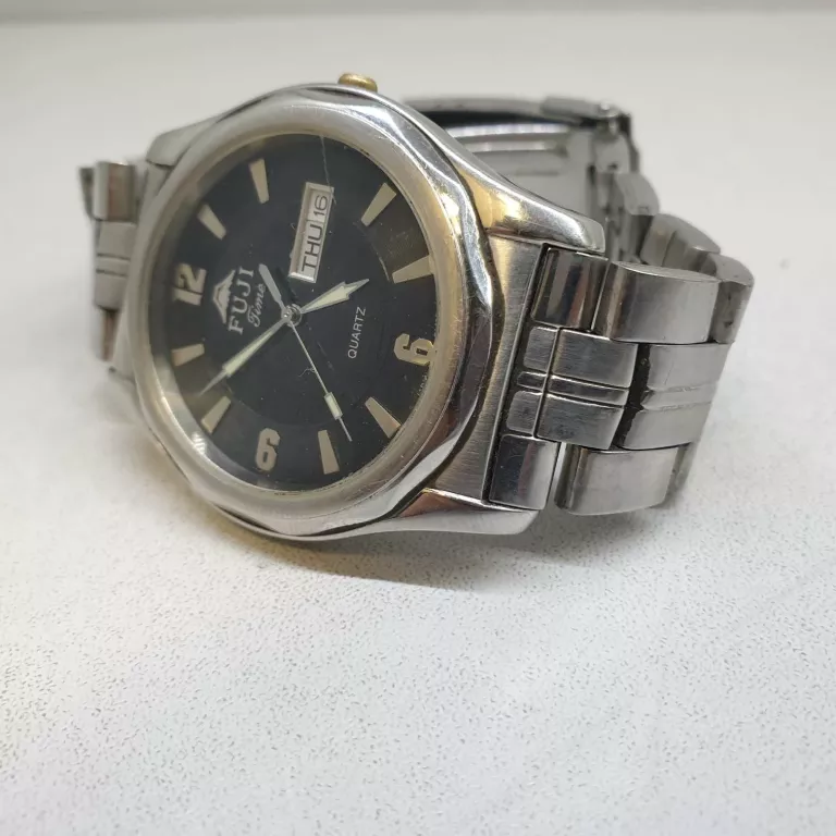 ZEGAREK MĘSKI FUJITIME M2127 SREBRNY
