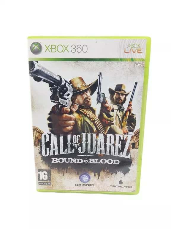 CALL OF JUAREZ BOUND IN BLOOD GRA NA XBOX 360