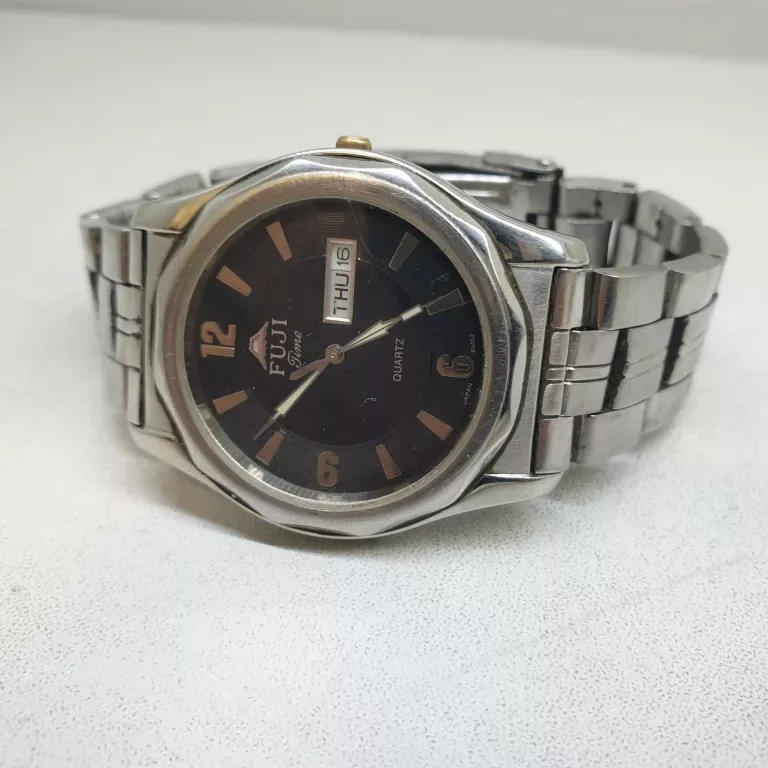 ZEGAREK MĘSKI FUJITIME M2127 SREBRNY